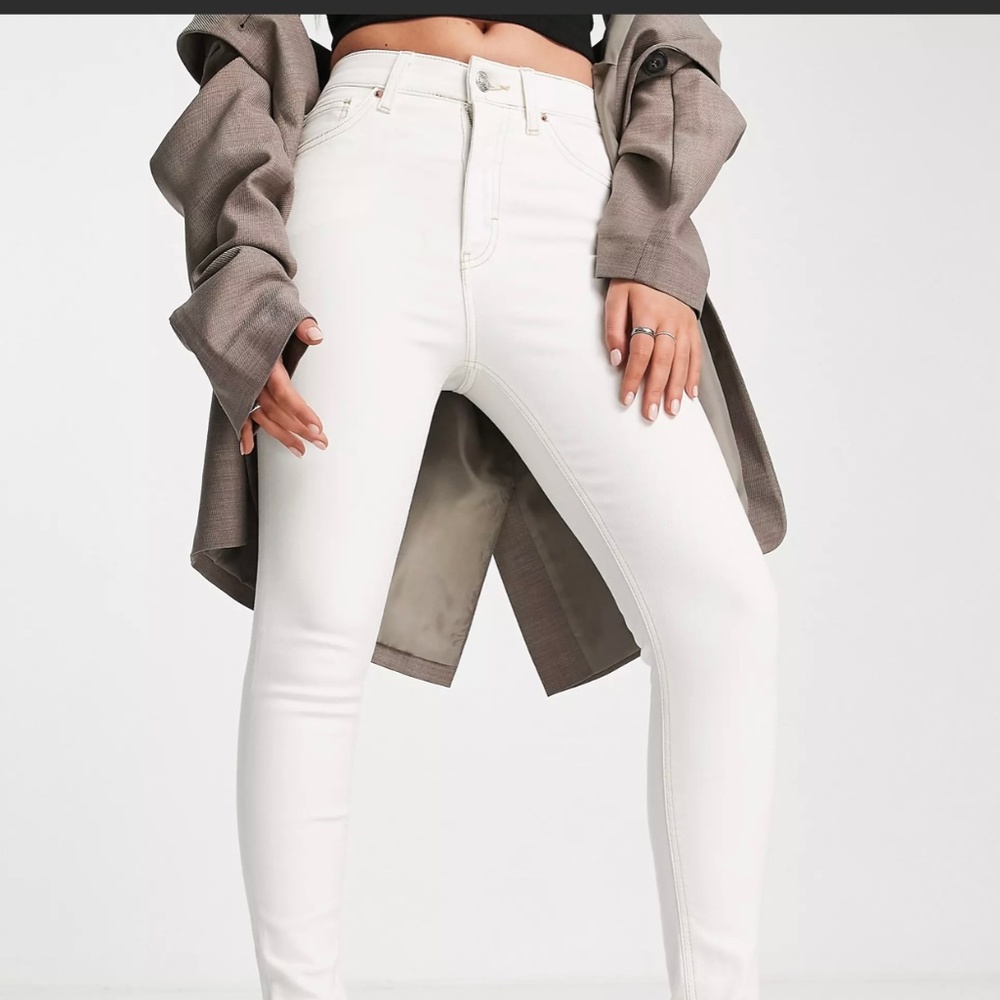 Top Shop Jaime Off white Jeans